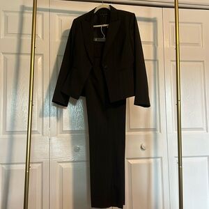 Black Striped Suit Set
